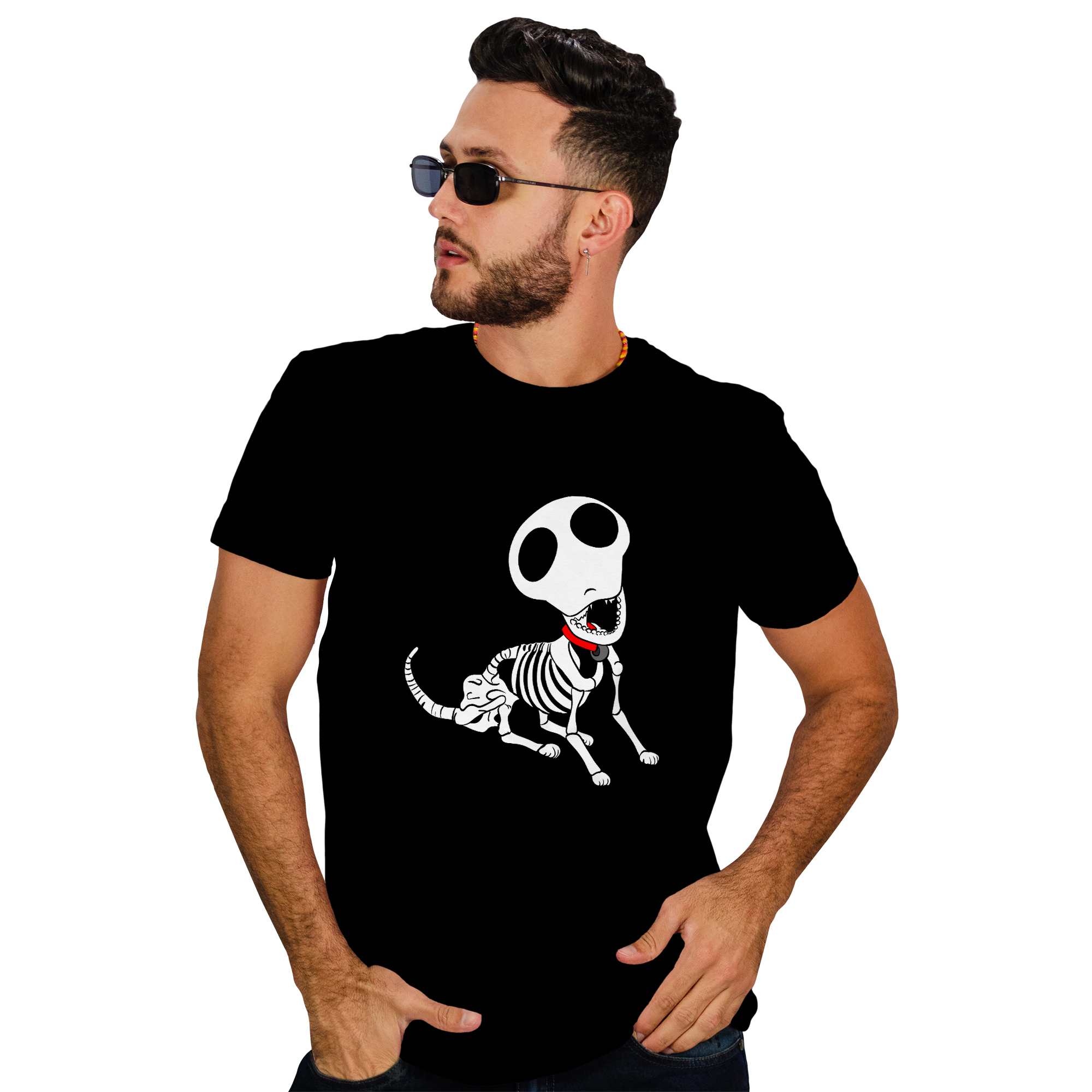 POLERA HOMBRE HALLOWEEN SCRAPS DE THE CORPSE BRIDE FOSFORESCENTE D11 - 1