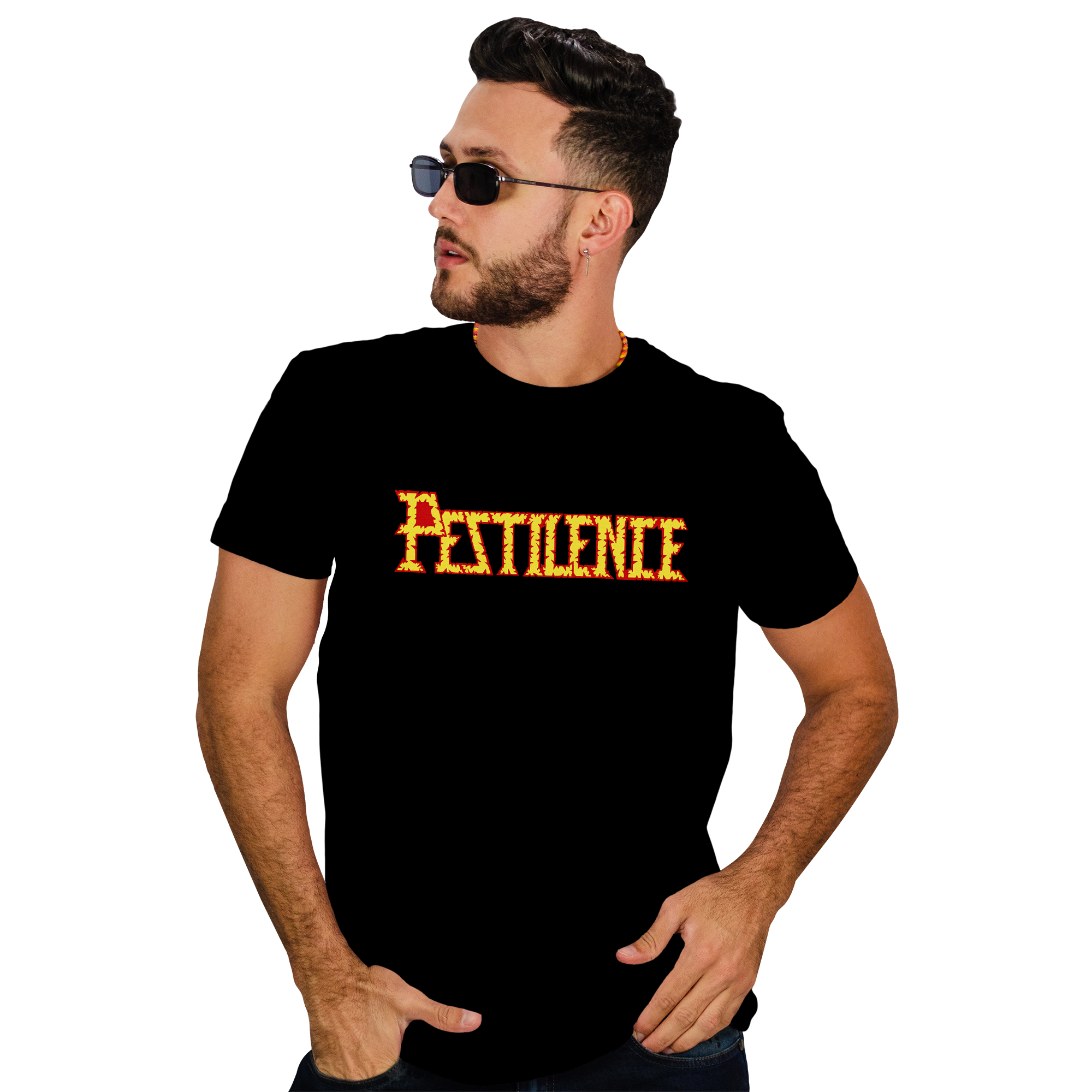 POLERA HOMBRE PESTILENCE METAL ROCK - 1