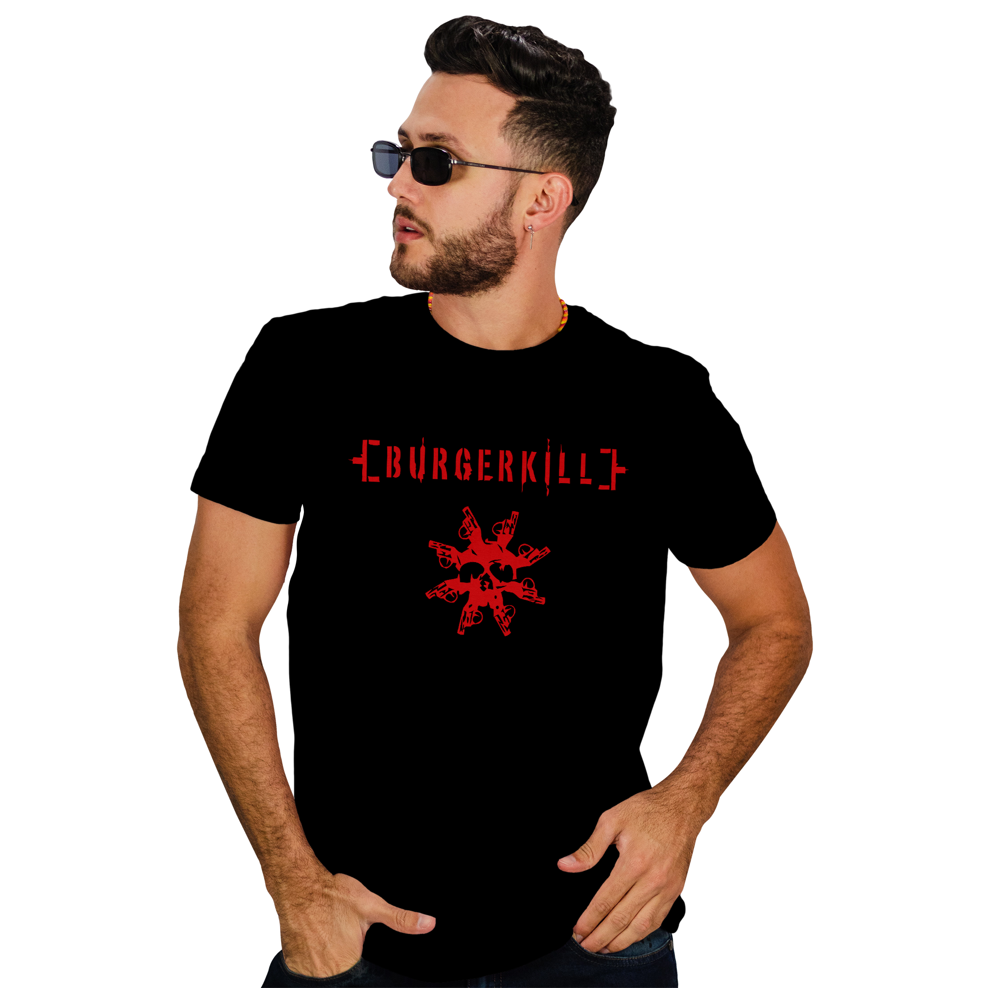 POLERA HOMBRE BURGERKILL METAL ROCK - 1