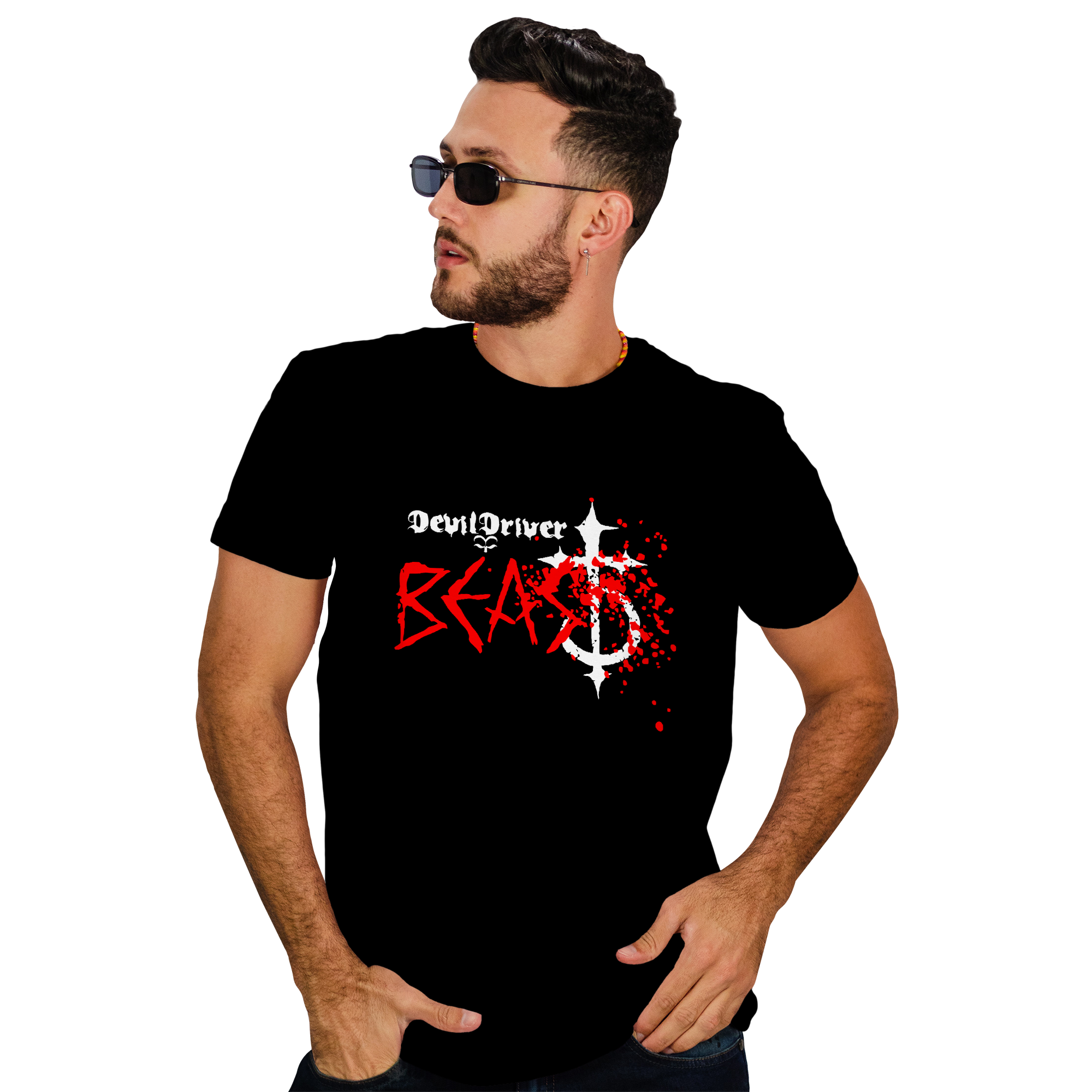 POLERA HOMBRE DEVIL DRIVER METAL ROCK - 1
