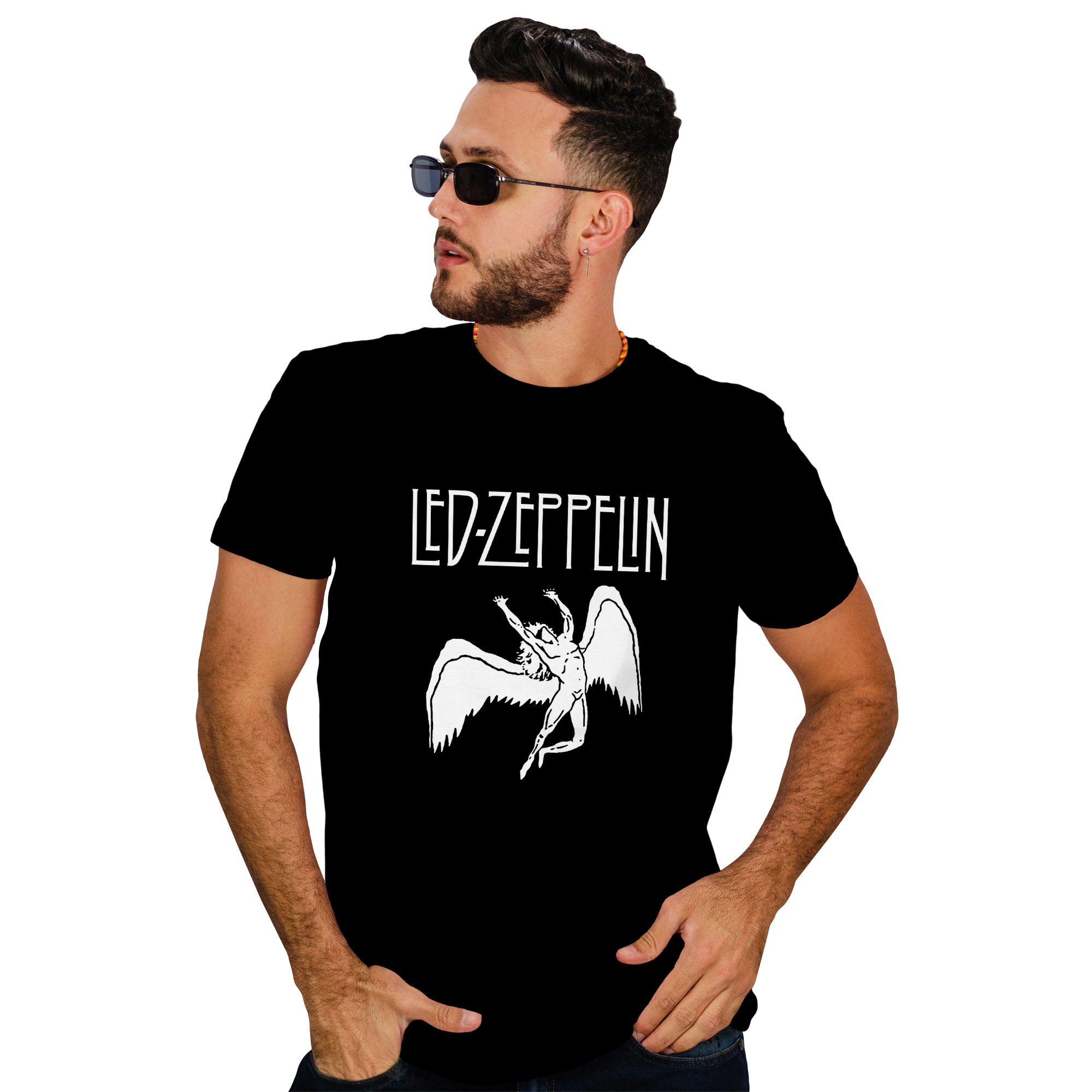 POLERA HOMBRE LED ZEPPELIN METAL ROCK - 1