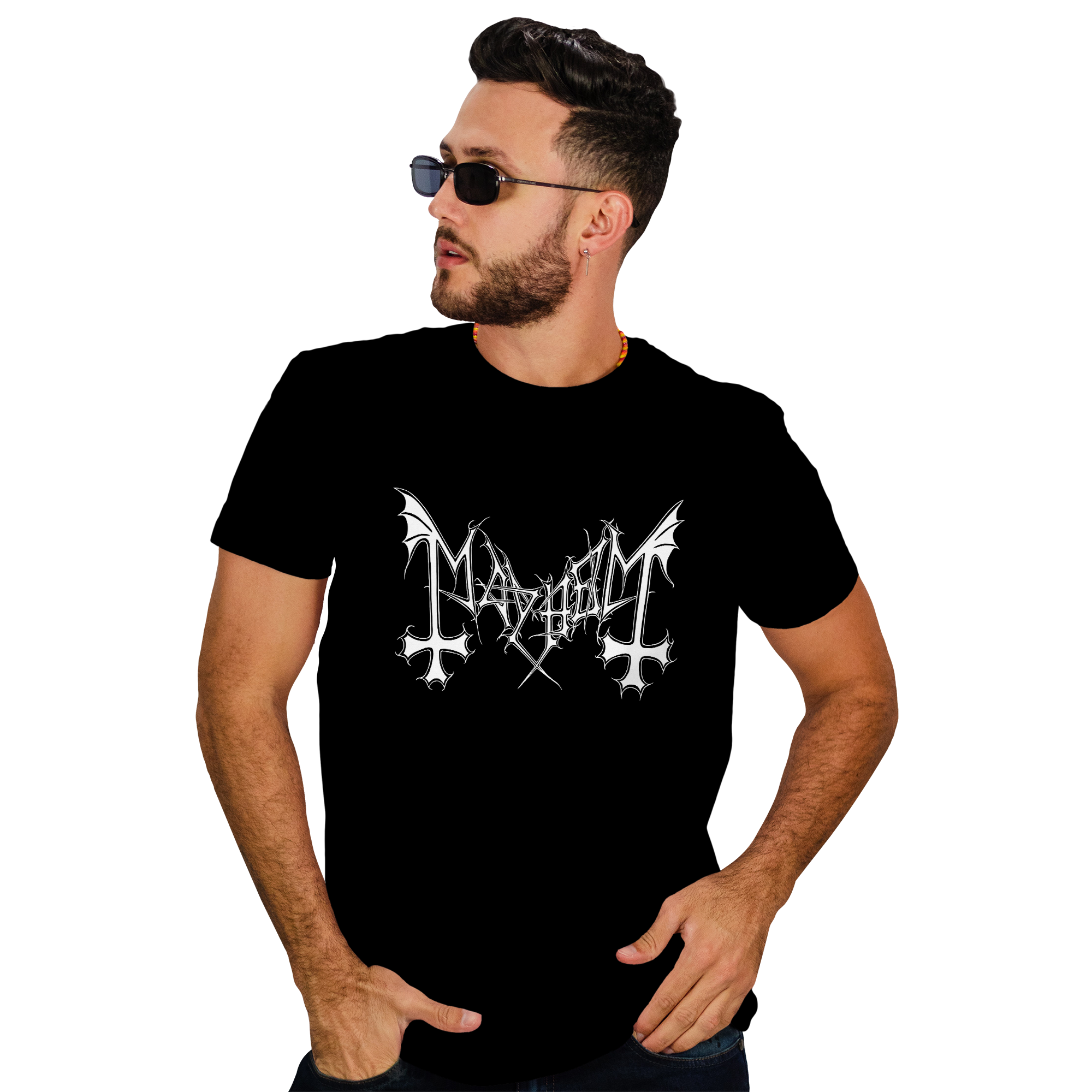 POLERA HOMBRE MAYHEM METAL ROCK - 1