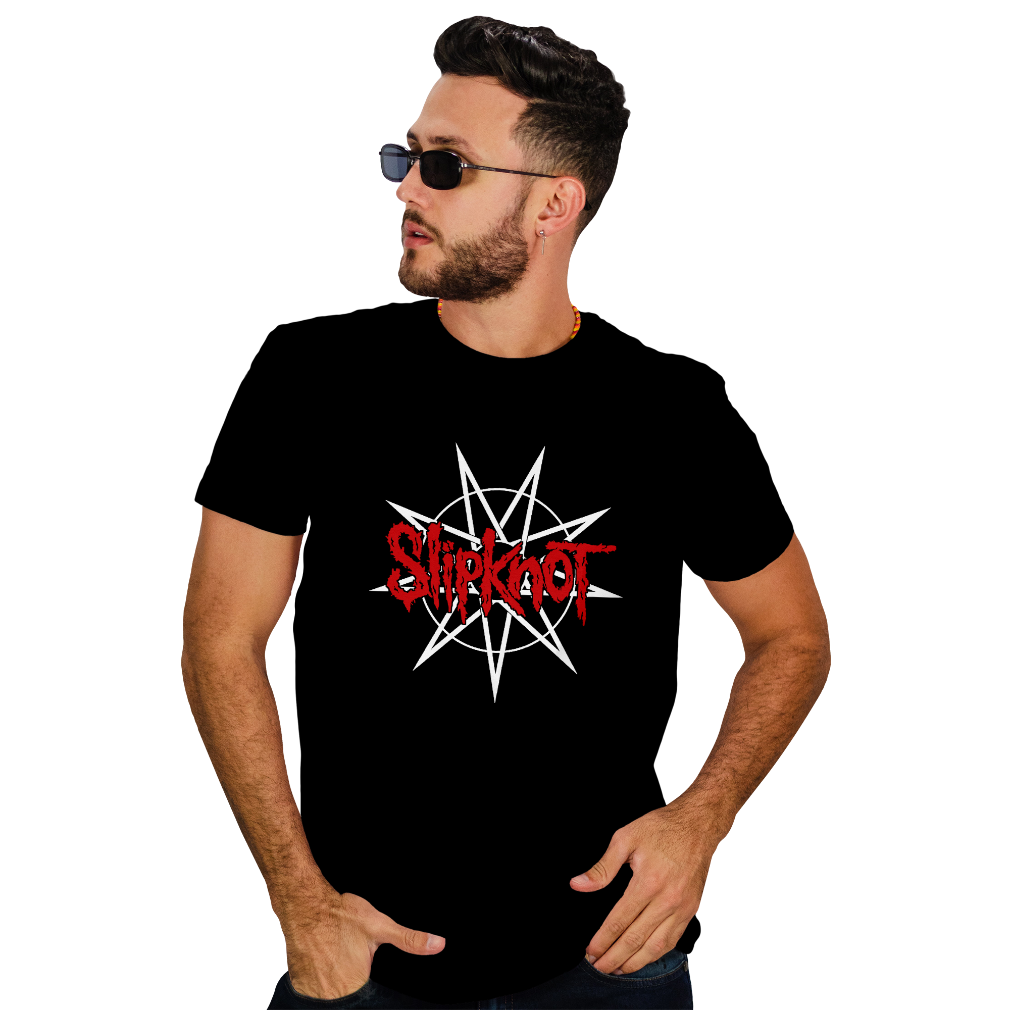 POLERA HOMBRE SLIPKNOT METAL ROCK - 1