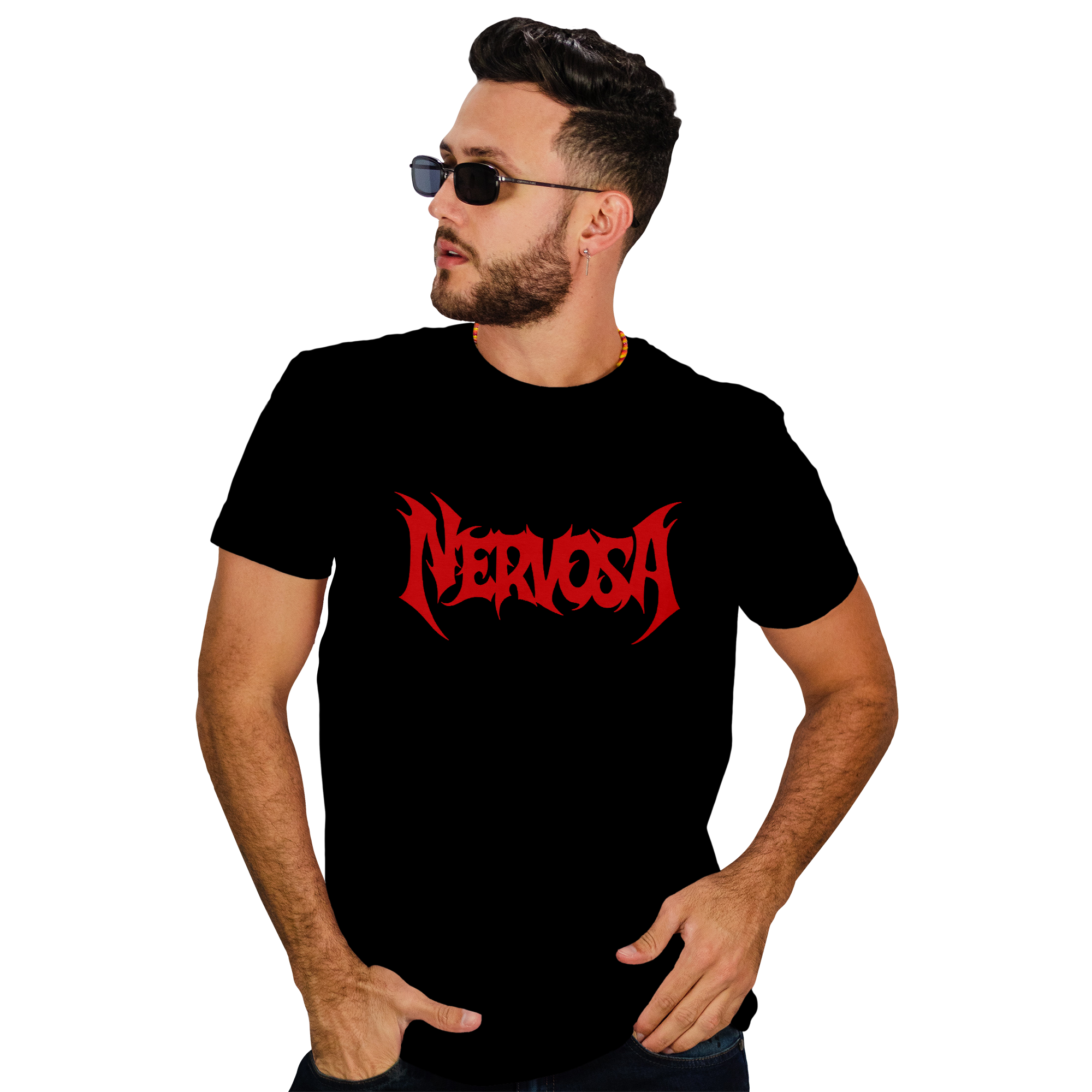 POLERA HOMBRE NERVOSA METAL ROCK - 1