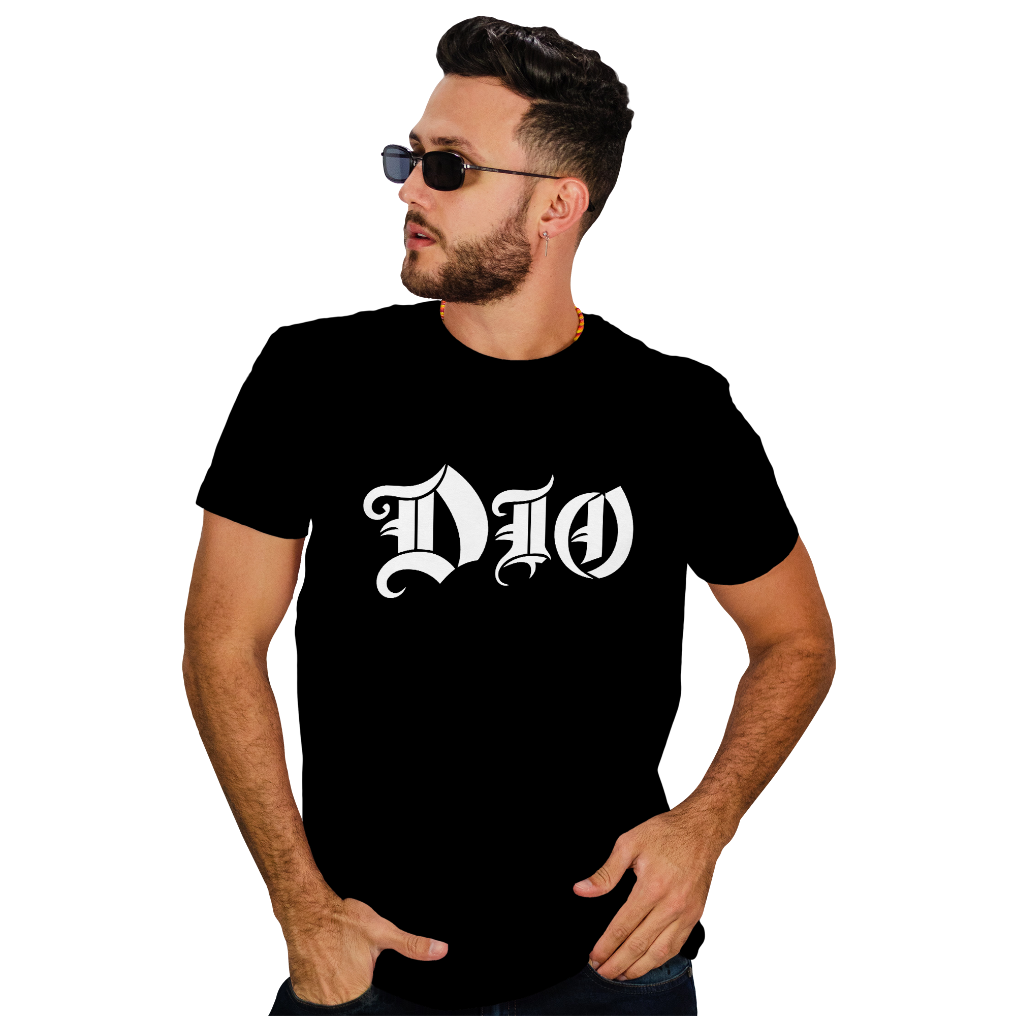 POLERA HOMBRE DIO METAL ROCK - 1