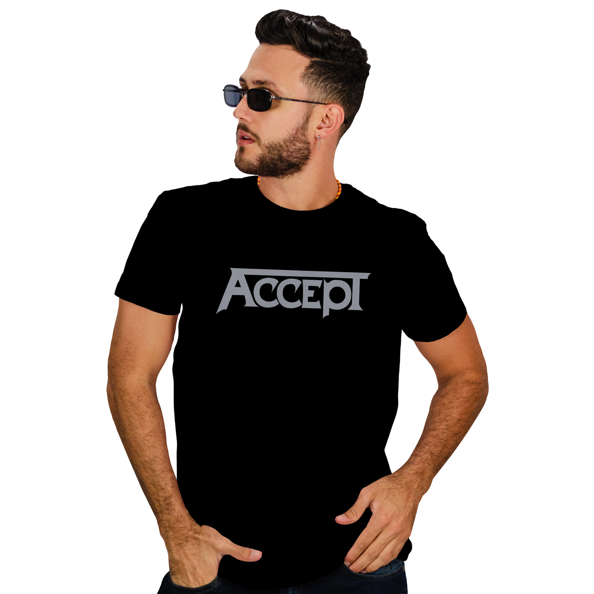 POLERA HOMBRE ACCEPT METAL ROCK - 1
