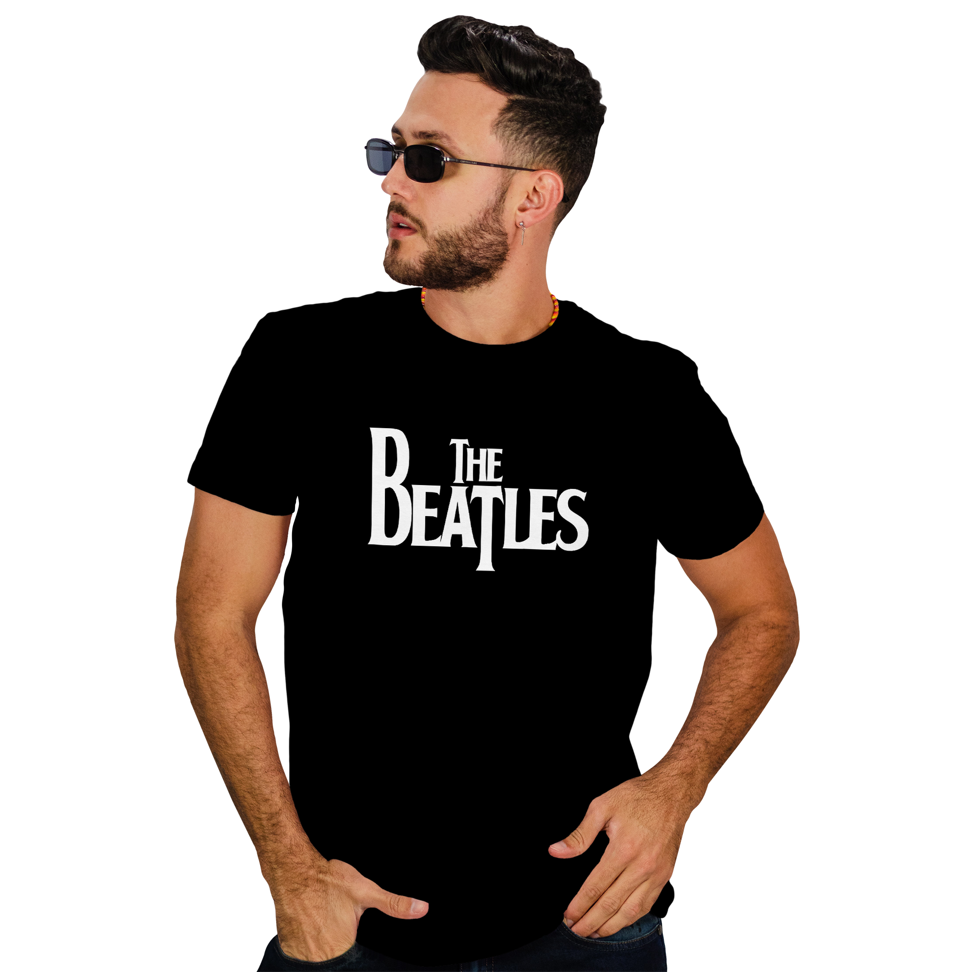 POLERA HOMBRE THE BEATLES METAL ROCK - 1