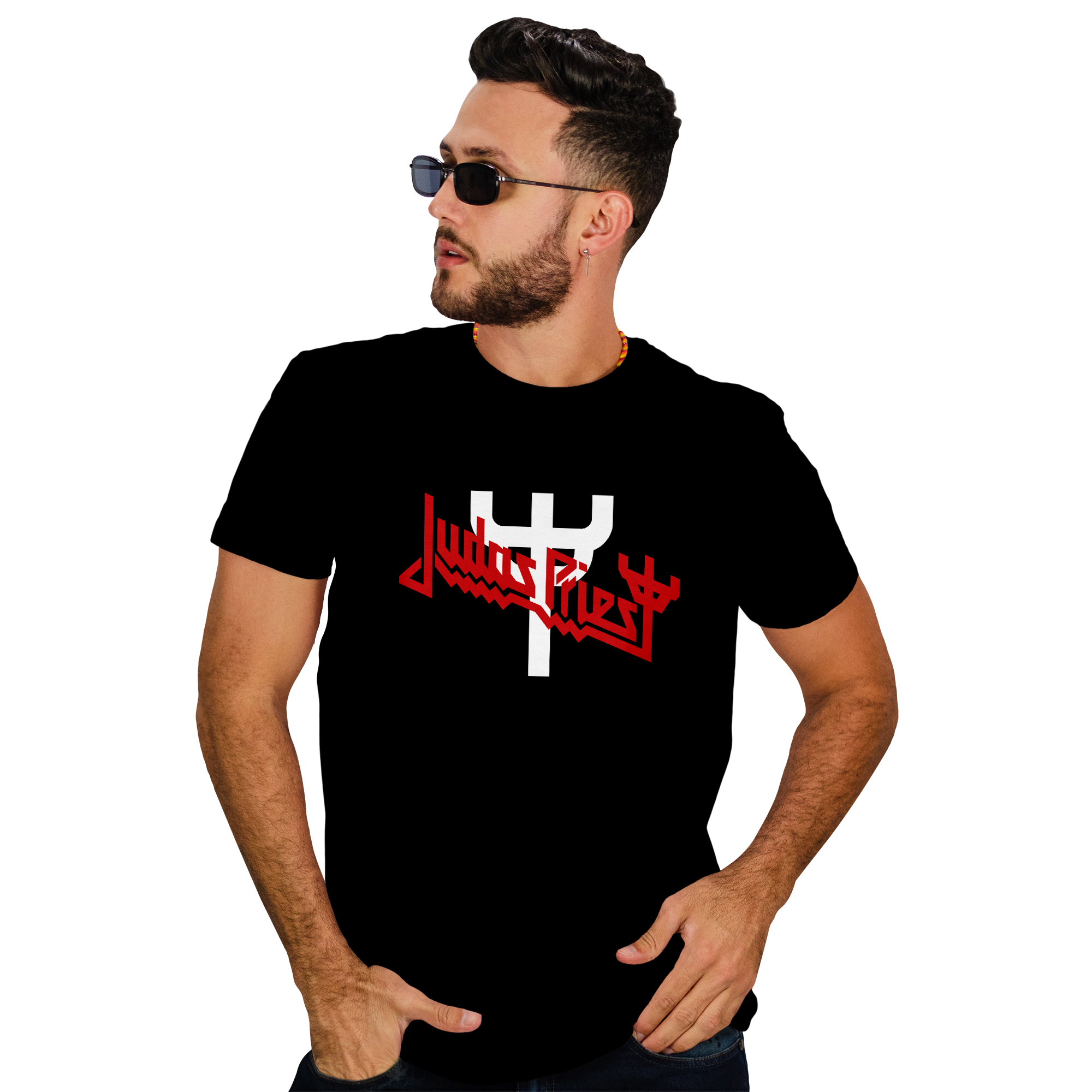 POLERA HOMBRE JUDAS PRIEST METAL ROCK - 1