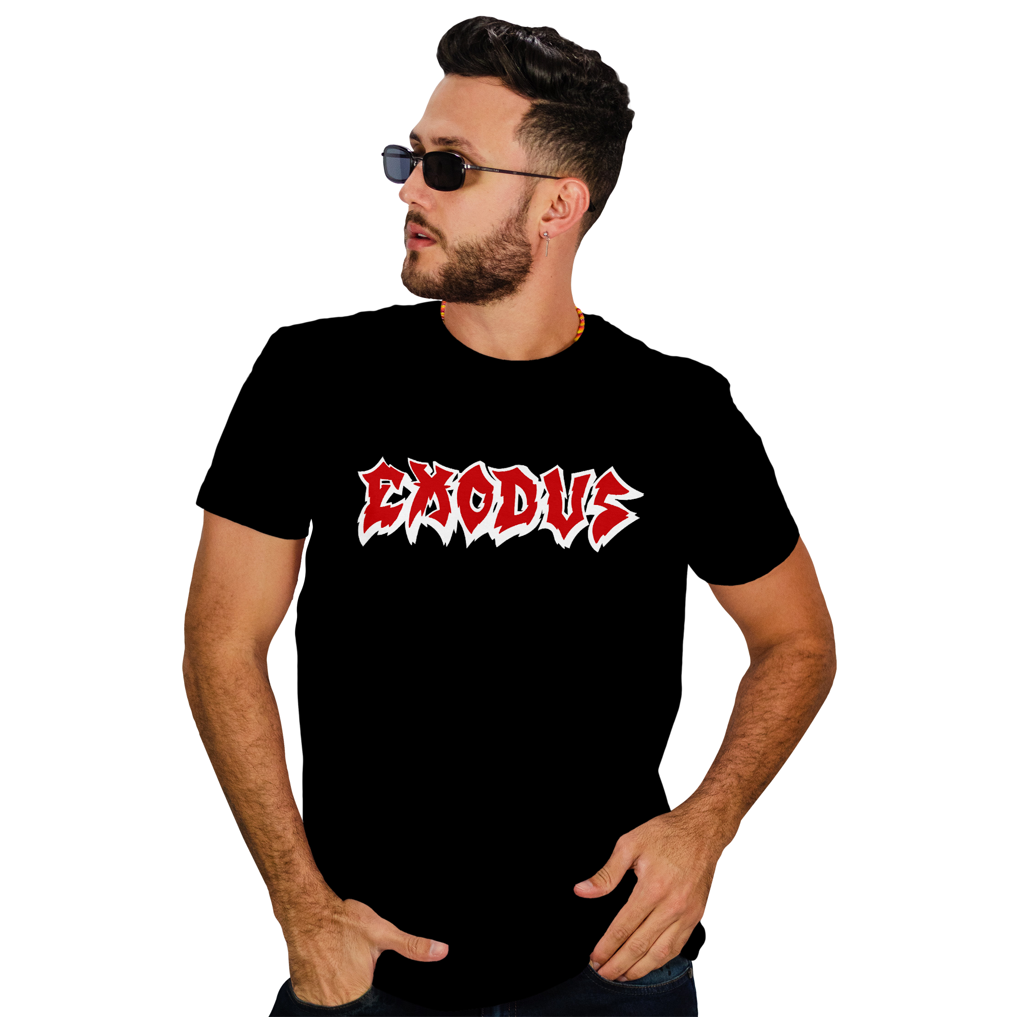POLERA HOMBRE EXODUS METAL ROCK - 1