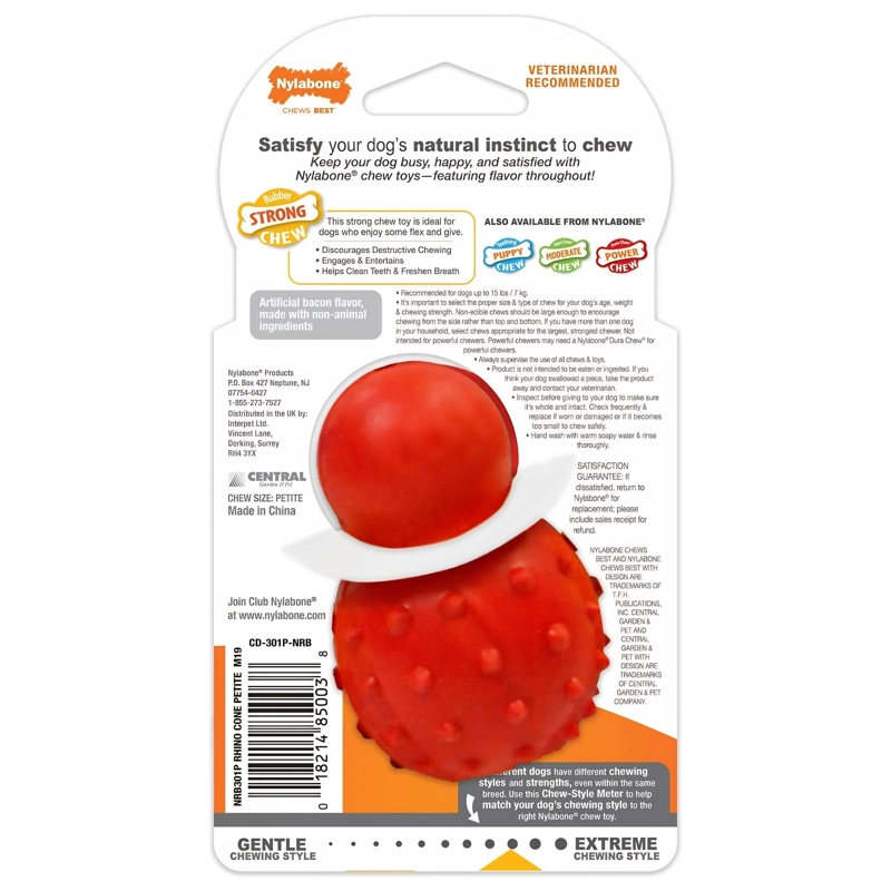 JUGUETE MASTICABLE 3 EN 1 PARA PERRO NYLANOBE STRONG CHEW 'XS' - 2