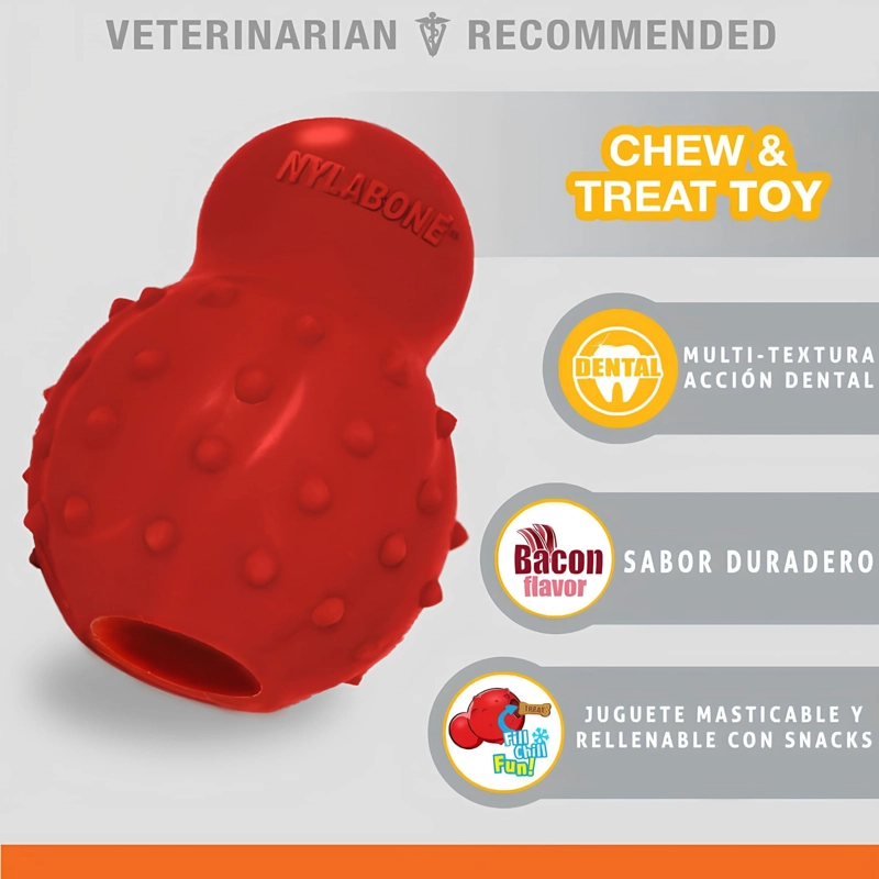 JUGUETE MASTICABLE 3 EN 1 PARA PERRO NYLANOBE STRONG CHEW 'XS' - 4