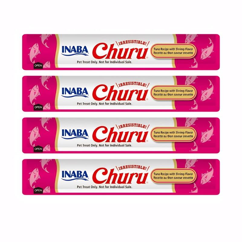CHURU GATO SABOR ATUN Y CAMARON 24 UNIDADES - 2