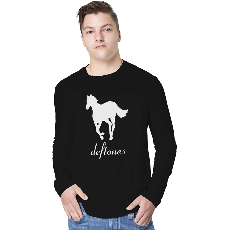 POLERA MANGA LARGA - DEFTONES METAL ROCK - 1
