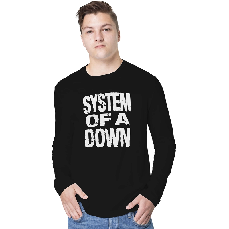 POLERA MANGA LARGA - SYSTEM OF A DOWN METAL ROCK D2 - 1