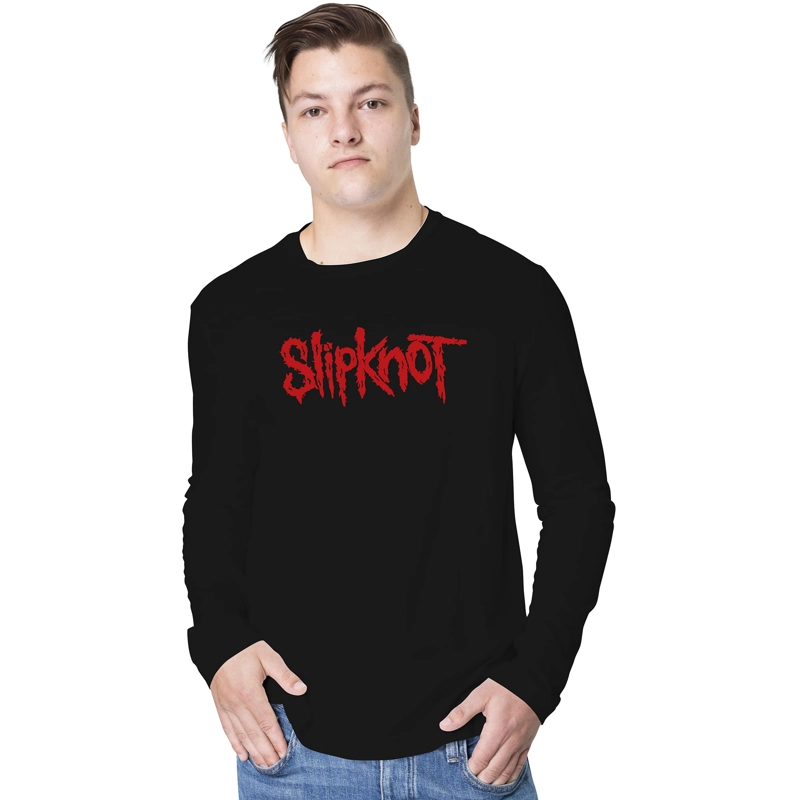 POLERA MANGA LARGA - SLIPKNOT METAL ROCK D2 - 1