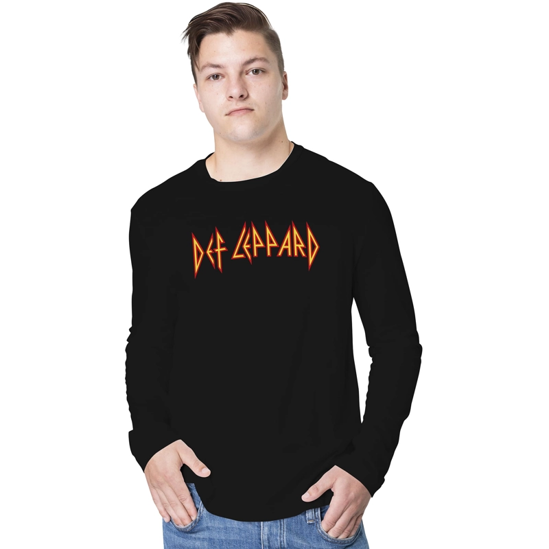 POLERA MANGA LARGA - DEF LEPPARD METAL ROCK - 1