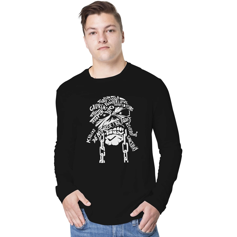 POLERA MANGA LARGA - IRON MAIDEN  METAL ROCK - 1