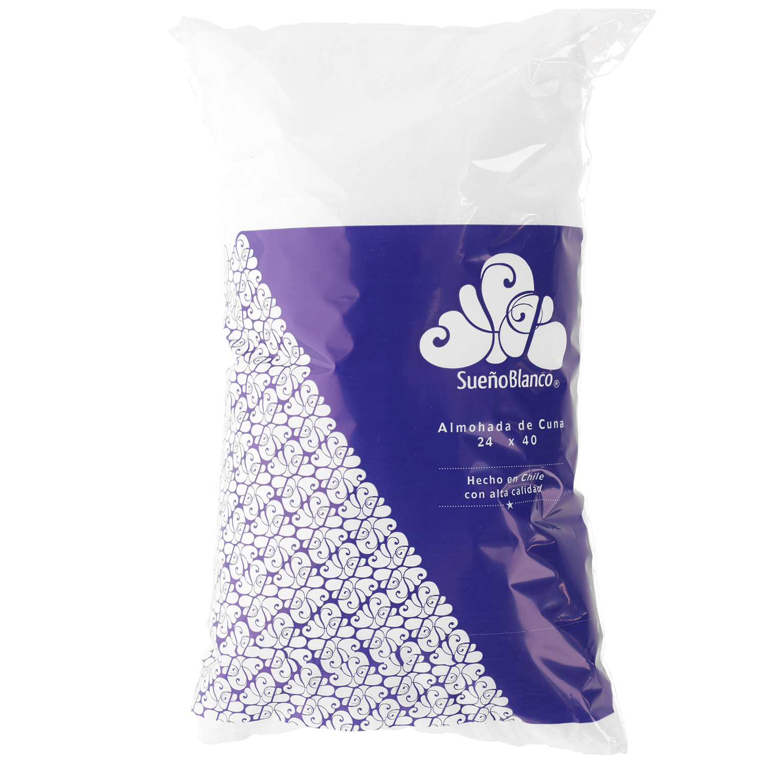 ALMOHADA SUEÑO BLANCO CUNA BEBÉ 30 X 24 CM BLANCO - 1