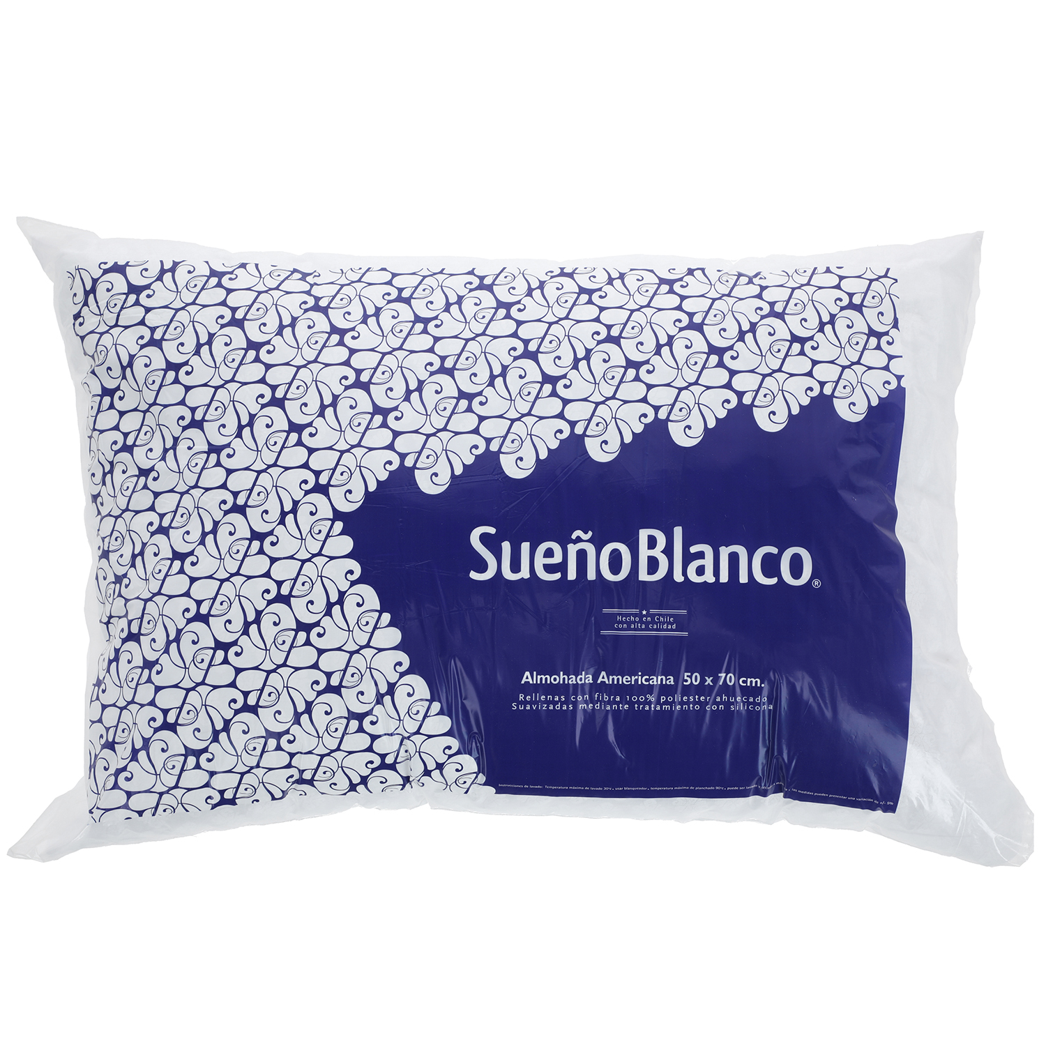 ALMOHADA SUEÑO BLANCO PREMIUM 70 X 50 CM BLANCO - 1