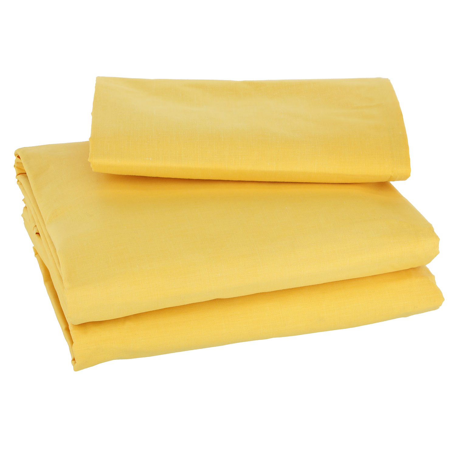 JUEGO SÀBANA LISA 1,5 PLAZAS 144 HILOS AMARILLO - 2