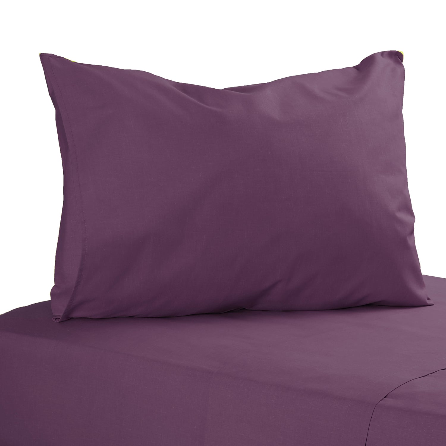 JUEGO SÀBANA LISA 1,5 PLAZAS 144 HILOS MORADO - 1