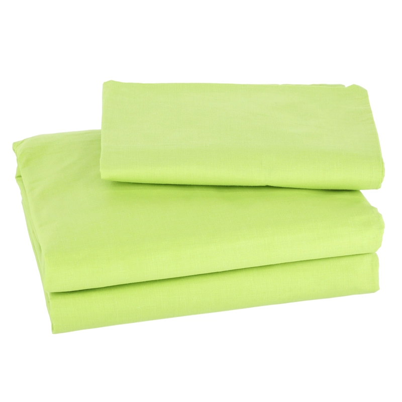 JUEGO SÀBANA LISA 1,5 PLAZAS 144 HILOS VERDE PISTACHO - 2