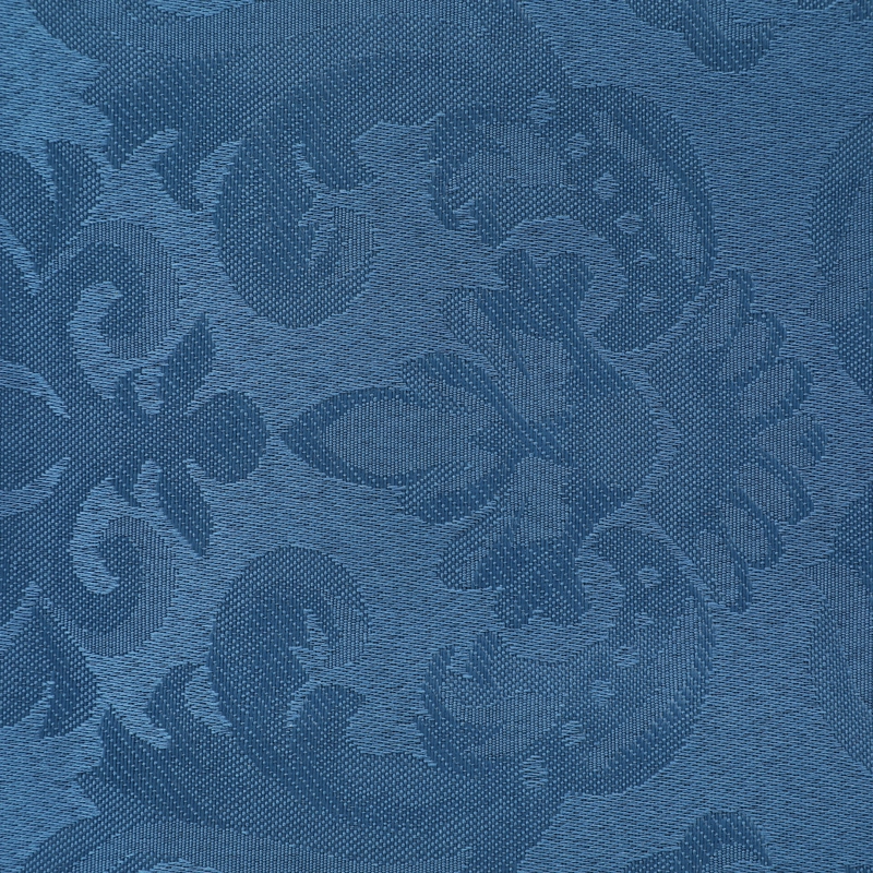 MANTEL CUADRADO FLOR DE LIS AZUL ELÈCTRICO 150CM X 150CM - 2