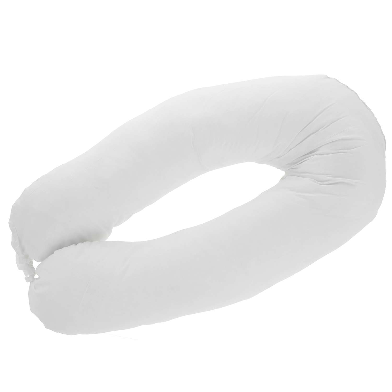 COJÍN SUEÑO BLANCO ALMOHADA MULTIFUNCIONAL MATERNAL MAS LA FUNDA ROSADA 144 HILOS 87 X 32 CM ROSADO - 4