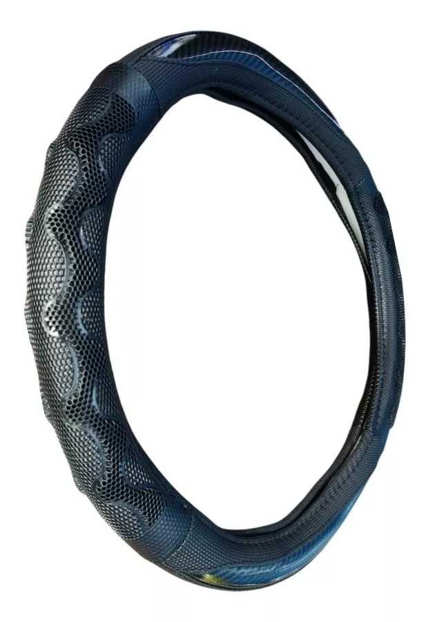 FUNDA CUBRE VOLANTE PREMIUM FIBRA ANTIDESLIZANTE GOMA /R&C - 2