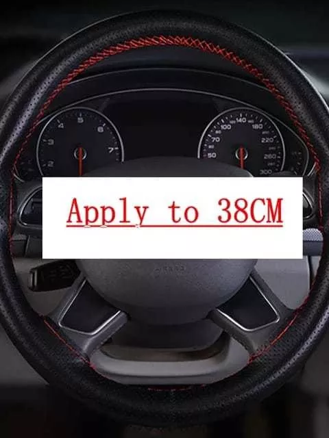 FUNDA CUBRE VOLANTE COSIDO PARA AUTO + HILO Y AGUJA /R&C - 5