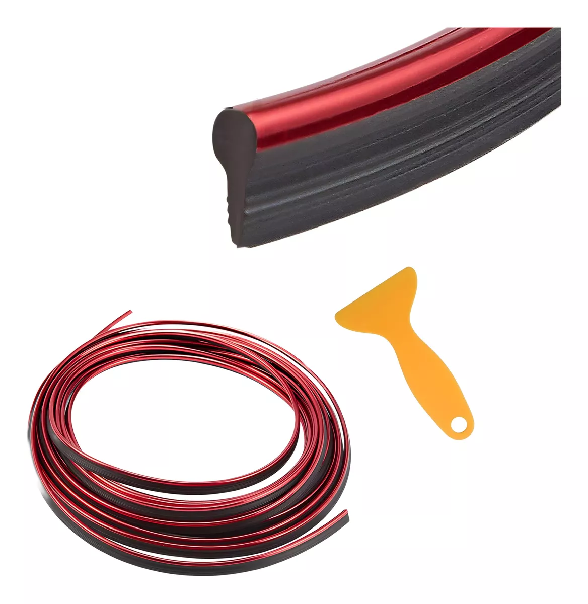 HILO DECORATIVO TUNING 5 METROS INTERIOR TABLERO AUTO / R&C - 1