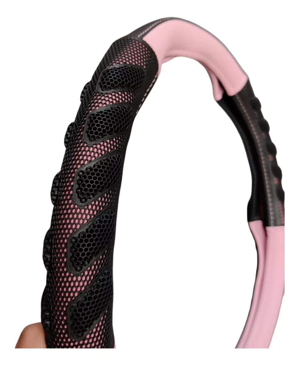FUNDA CUBRE VOLANTE PARA MUJER ECO CUERO GOMA ANTIDESLIZANTE - 3