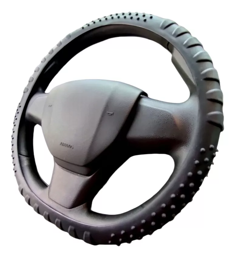 FUNDA CUBRE VOLANTE SILICÓN ANTIDESLIZANTE CN AGARRE KMT9080 - 3