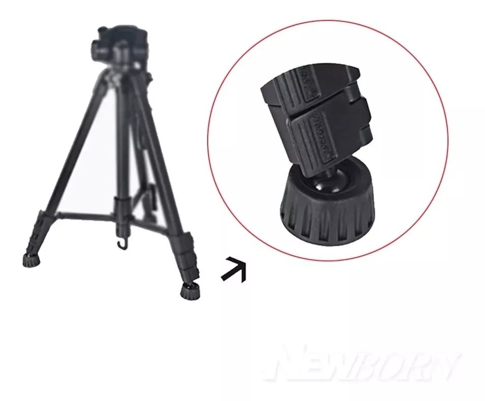TRÍPODE PROFESIONAL CÁMARA/CELULAR UNIVERSAL ALUMINIO 1.7MTS - 2