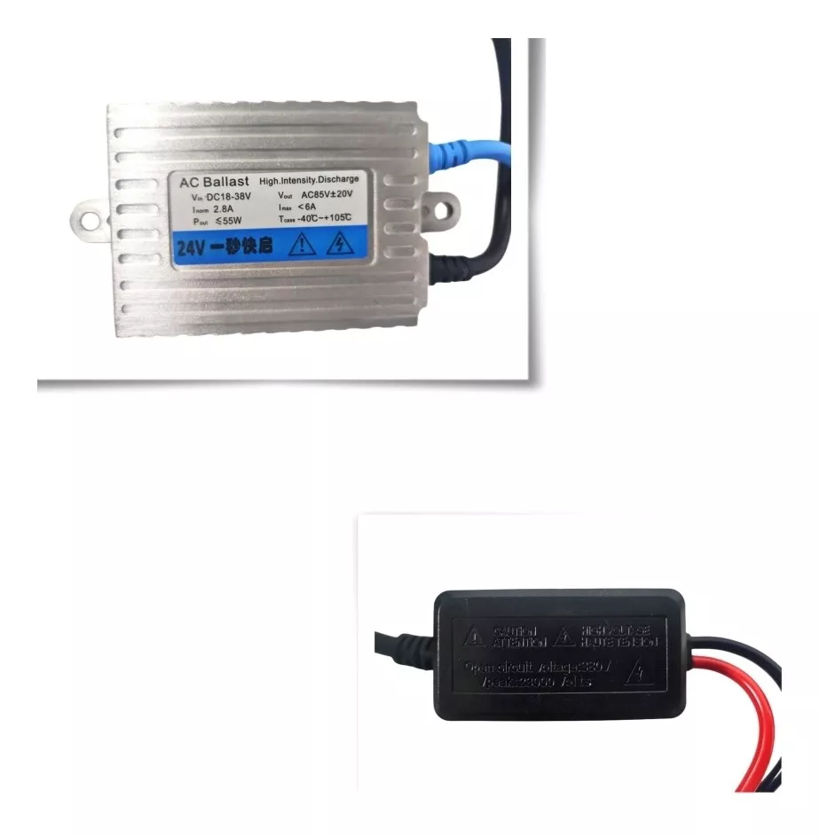 X2 BALLAST XENÓN 24V 55W HID H1 H3 H4 H7 H8 H9 H11 9005/06 - 4