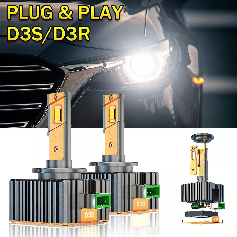 X2 AMPOLLETA D3S TURBO LED 75W 6500K 10000LM /R&C - 5