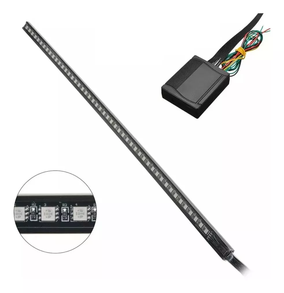 TIRA LED RGB BARRA LED 5050 CON CONTROL 56CM AUTO TUNNING - 4