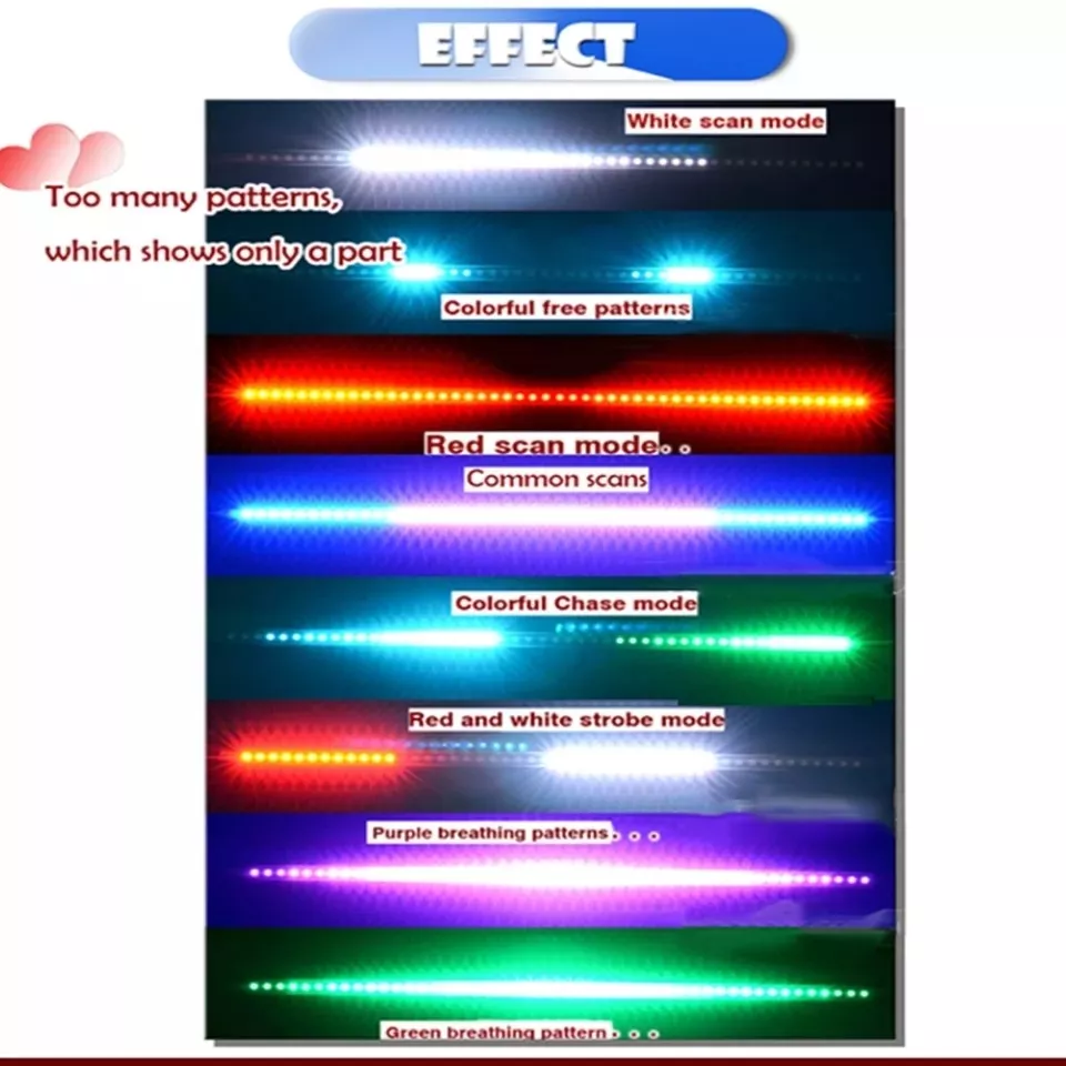 TIRA LED RGB BARRA LED 5050 CON CONTROL 56CM AUTO TUNNING - 5