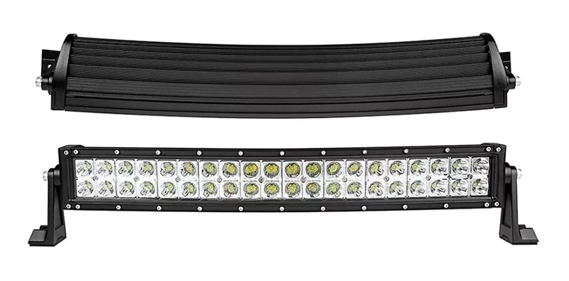 BARRA LED CURVA QUÍMICA UNIVERSAL 120 WATTS 53 CM OF ROAD 4X4 12/24V /R&C - 1