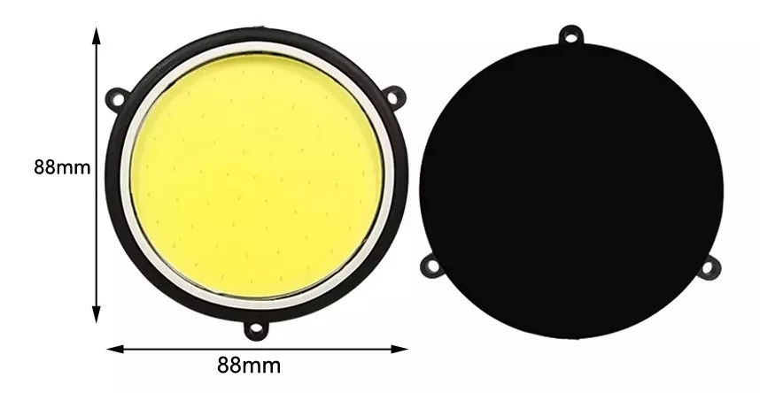 X2 NEBLINERO LED COB ALTO BRILLO NEBLINEROS ADHESIVO REDONDO - 3