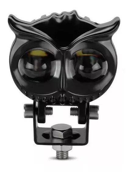 FOCO LED NEBLINERO BI COLOR AUTO MOTO BÚHO TIPO LUPA /RYC - 4