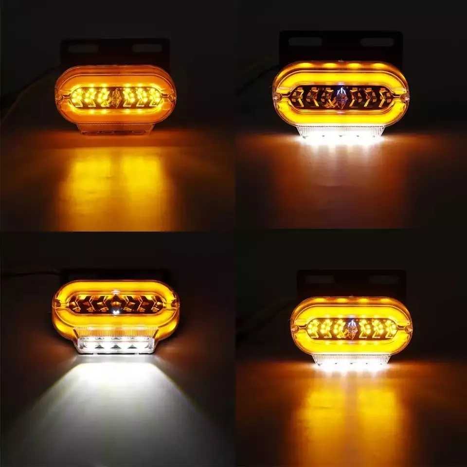 X10 LUZ LED LATERAL BICOLOR LUZ DE TROCHA 24V DESTELLANTE - 5
