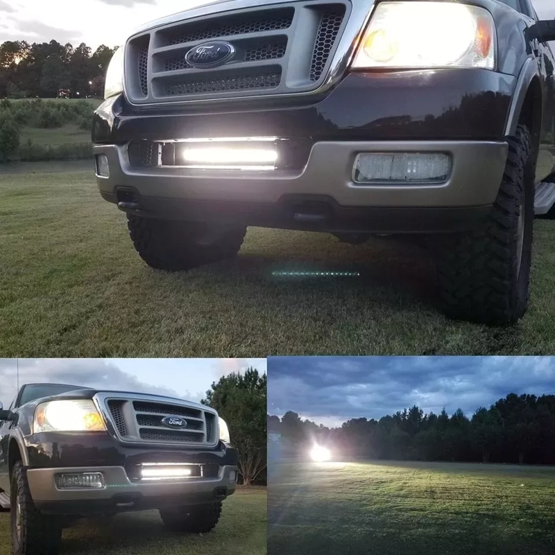 BARRA LED QUÍMICA UNIVERSAL 4X4 LUZ NEBLINERO 40 LED 120W AUTO CAMIONETA /R&C - 4