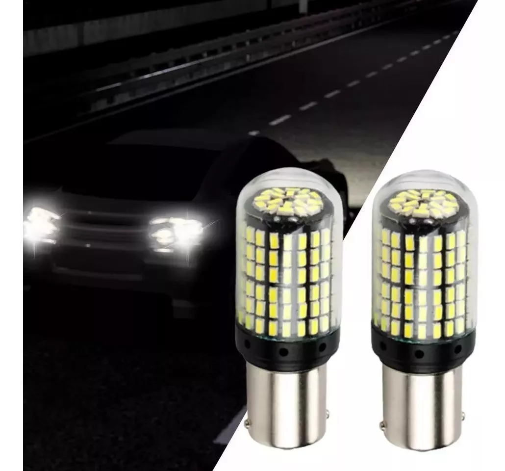 X2 AMPOLLETA DESTELLANTE BLANCA LUZ LED ESTROBO CANBUS /RYC - 5