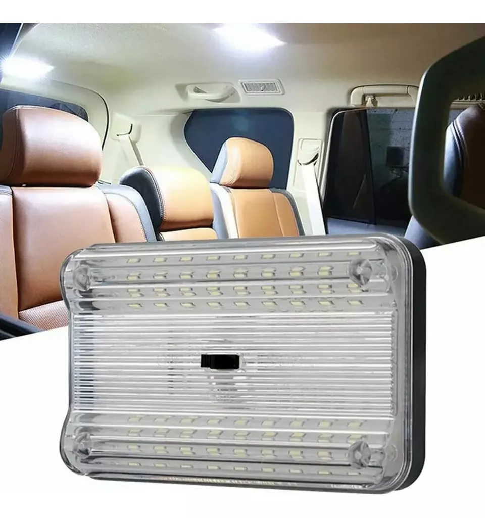 LUZ DE INTERIOR LED PGYTECH DE TECHO PARA AUTO UNIVERSAL 36 BLANCO - 2