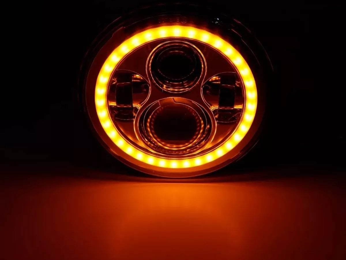 FOCO LED QUÍMICA UNIVERSAL OJO DE ANGEL JEPP 7 PULGADAS. PAR - 4
