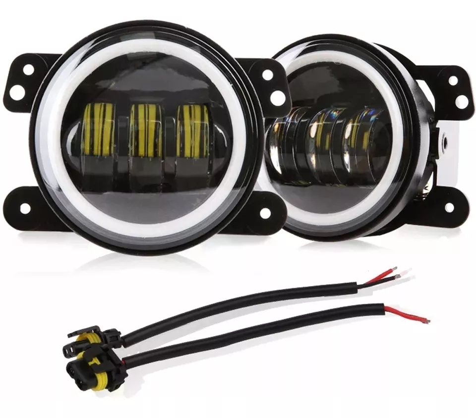 KIT FOCO JEPP 7'' OJO DE ÁNGEL + FOCO ANTINIEBLA 4'' WRANGLE - 2