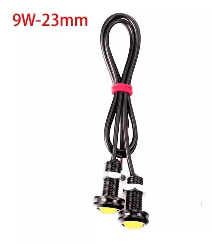X4 OJO DE ÁGUILA LUCES LED 23MM 9W AUTO TUNING UNIVERSAL RYC - 3