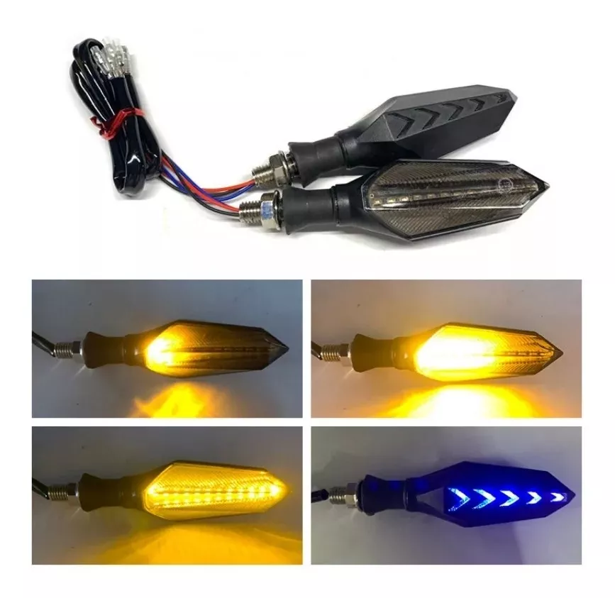 INTERMITENTE DE MOTO SECUENCIAL BI COLOR - 2