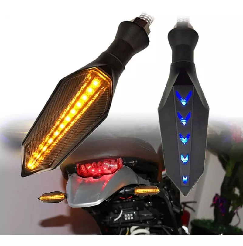 INTERMITENTE DE MOTO SECUENCIAL BI COLOR - 4